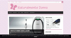 Desktop Screenshot of naturalmentedonna.com